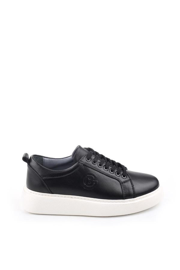 Walkenzo 0670 Erkek Ortopedik Taban Hakiki Deri Bağcıklı Ayakkabı - Image 1