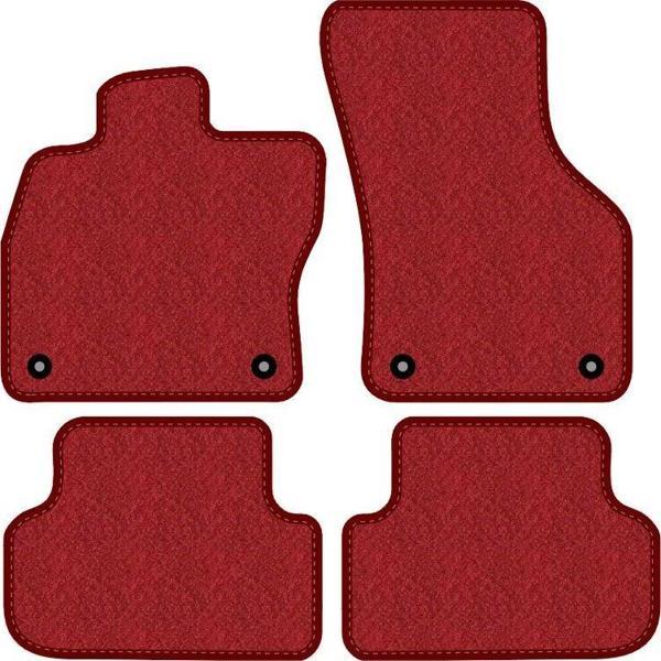 Honda Jazz 2 2009-2014 Halı Paspas Seti Kırmızı - Image 1