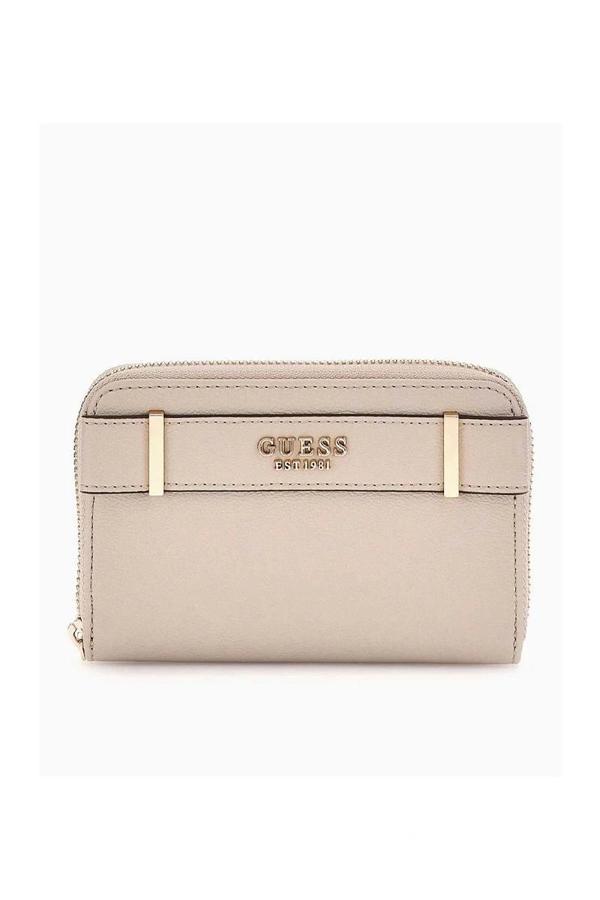 Guess Kadın Taupe Anadela Orta Boy Fermuarlı Cüzdan - Image 1