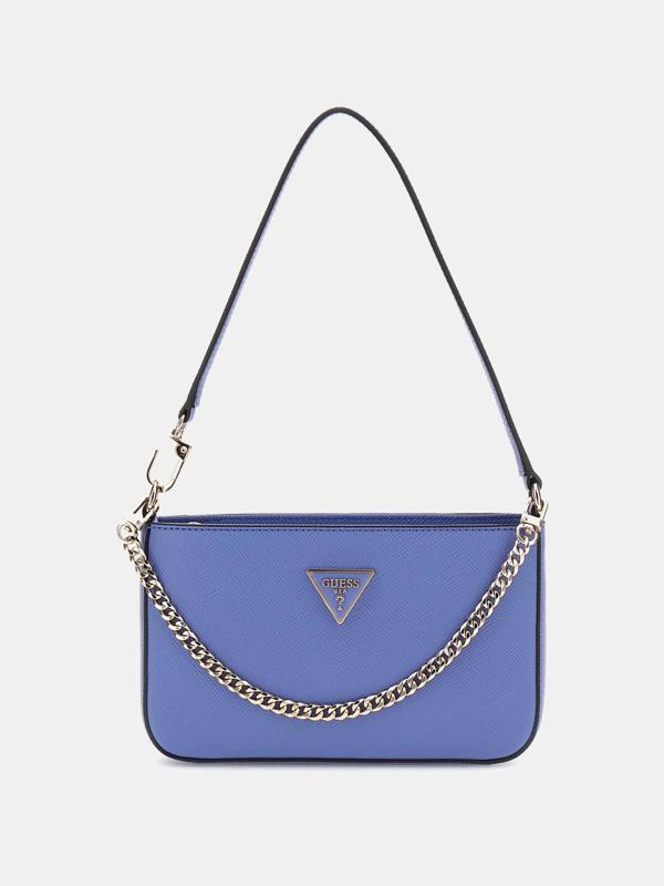 Guess Kadın Taş Rengi Noelle Mini Üstten Fermuarlı Omuz Çant - Image 1