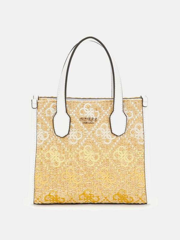Guess Kadın Tarçın Silvana İki Bölmeli Mini Tote Çanta - Image 1