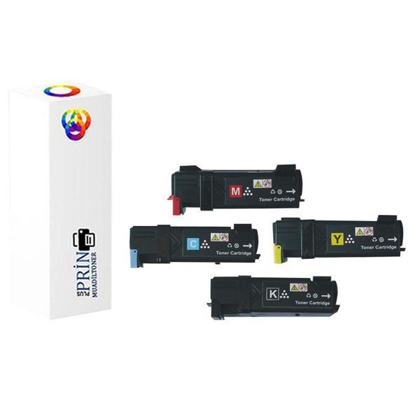 Xerox Phaser 6128 1 Set Muadil Toner - CMYK - Image 1