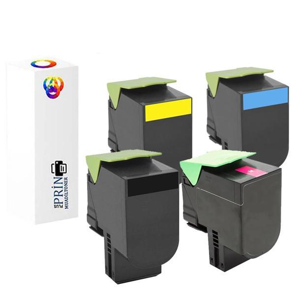 Lexmark CX510dhe Muadil Toner  4 Renk Avanataj Paket 2500 Baskı - Image 1