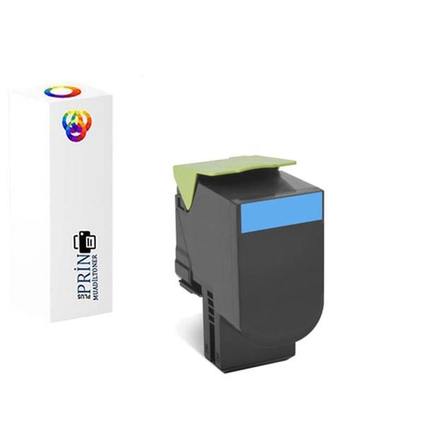 Lexmark 80C8SCE / Lexmark CX310dn Uyumlu Mavi Muadil Toner 2000 Syf - Image 1