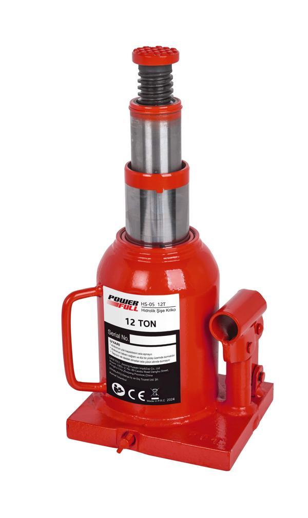 12 Ton Çift Kademeli Hidrolik Şişe Kriko - Image 1