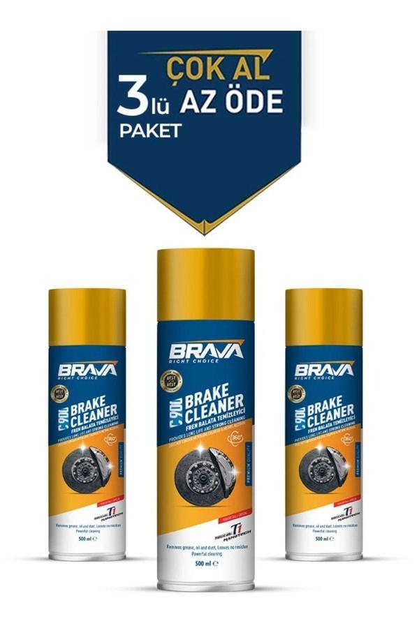 Brava C900 Balata Temizleyici Genel Temizlik Spreyi 3 Adet - Image 1