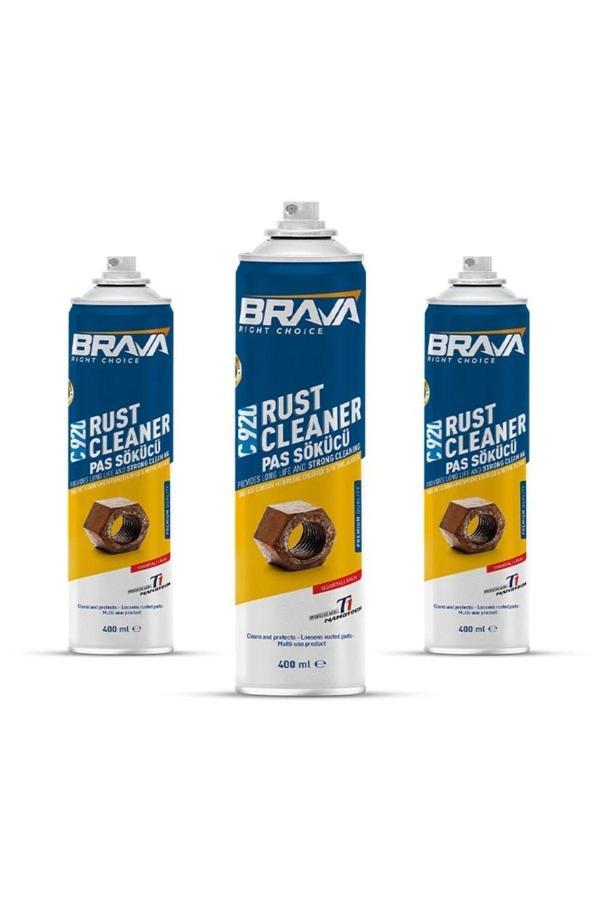 Brava C920 Metal Parça Pas Kir Temizleyici 400 Ml X 3 - Image 1