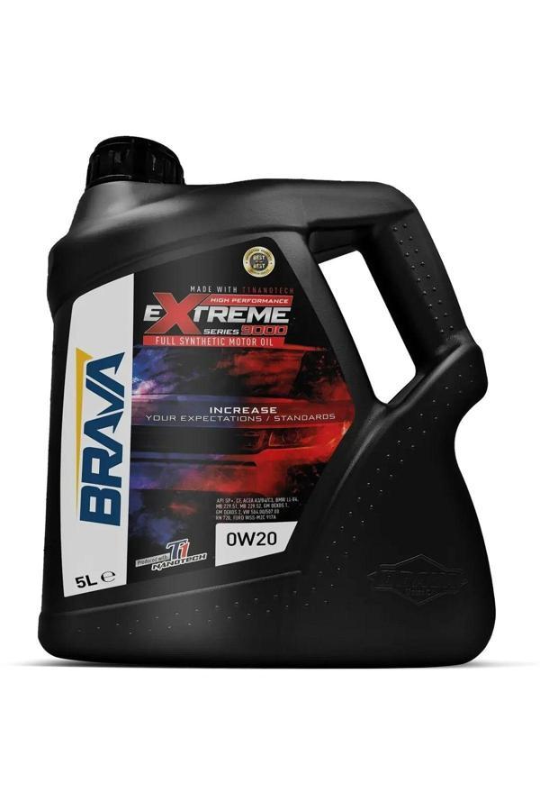 Brava Extreme 9000 0W20 4X 5 Lt Full Sentetik Motor Yağı - Image 1