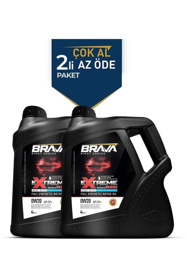 Brava Xenontech Full Sentetik 0W20 2X 4 Lt Motor Yağı - Image 1
