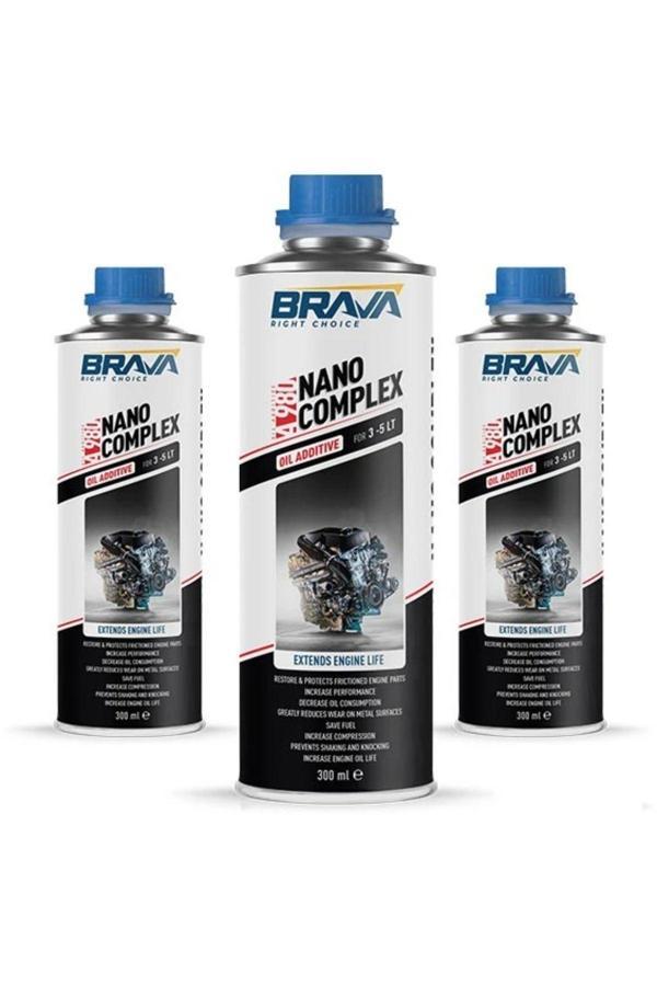 Brava A980 Nano Complex Özel Motor Yağı Katkısı 300 Ml X 3 - Image 1