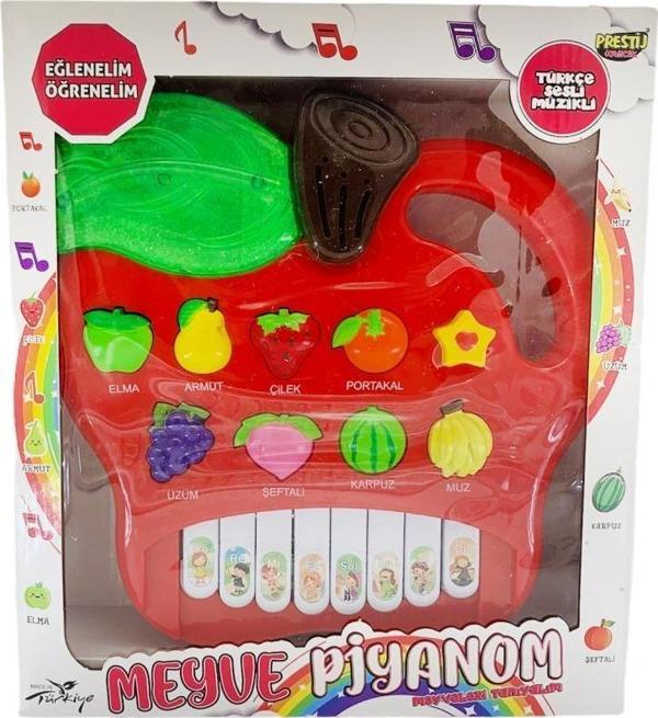Prestij Oyuncak Türkçe Sesli Meyveleri Tanıyalım Meyve Oyuncak Piyanom - Image 1