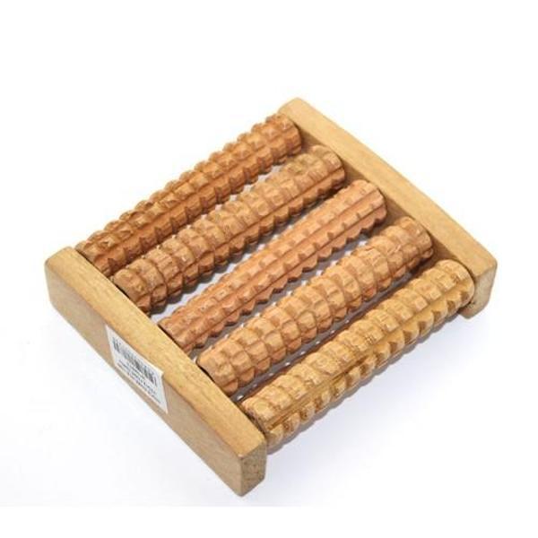 Büro Ev Ofis Personel Ayak Bakımı için Ahşap Tasarım Masaj Aleti - Image 1