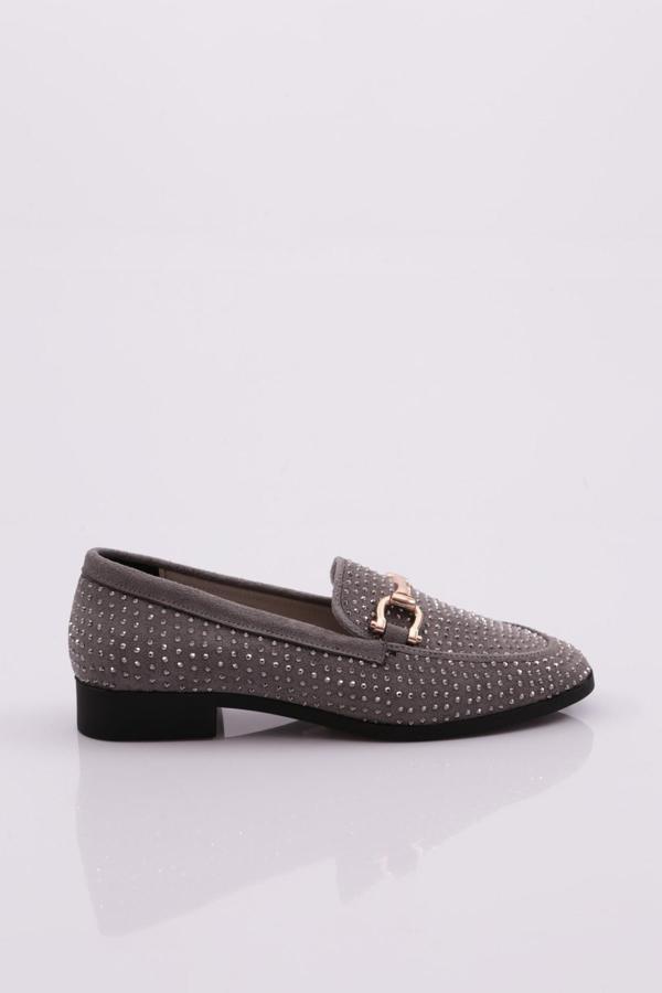 Kadın Loafer Ayakkabı Gri Taş 4465535 - Image 1