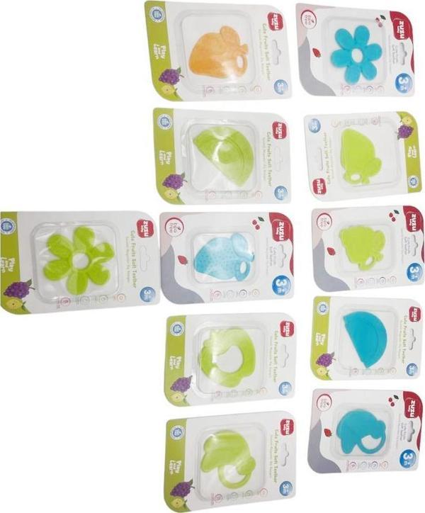 Zuzu Toys Bebekler İçin Sevimli Meyveler Diş Kaşıyıcı Renkli - Image 1