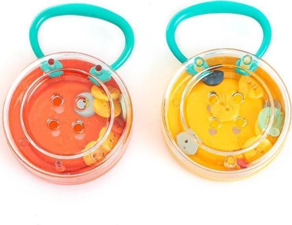 Zuzu Toys Düğme Çıngırak 2'li 4118, Bebekler İçin Çıngırak - Image 1