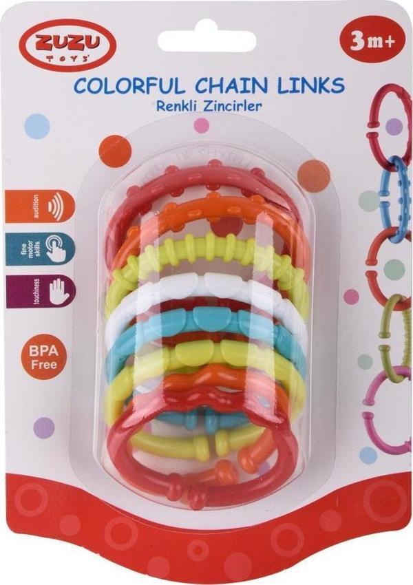 Zuzu Toys Renkli Zincirler Bebek Dişlik - Image 1
