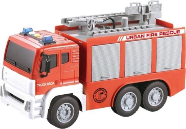 Vardem 1:12 Sürtmeli Sesli Işıklı Su Püskürtmeli Itfaiye WY850A - Image 1