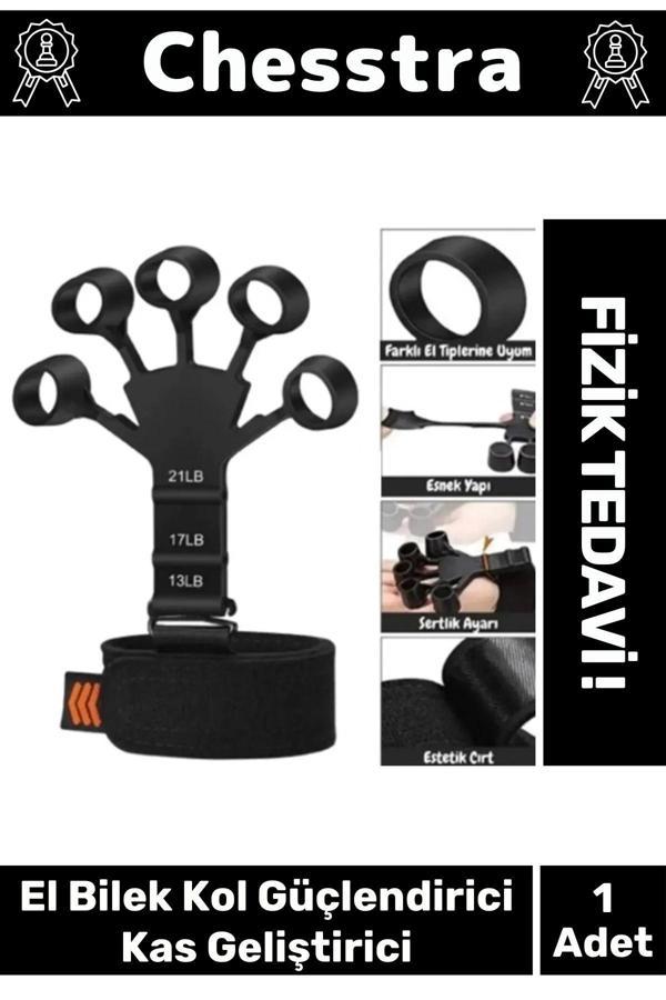 Spor Parmak El Bilek Kol Güçlendirici Kas Geliştirici Fizik Tedavi Kavrama Silikon Örümcek Lastik - Image 1