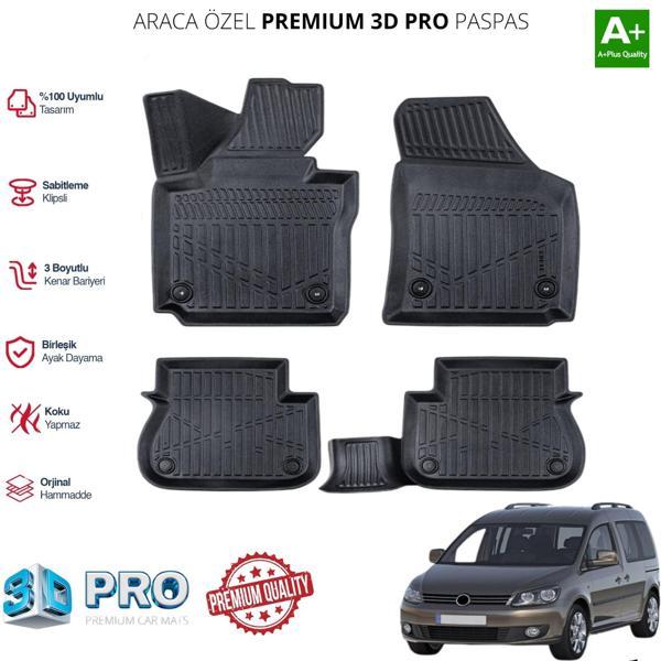 CADDY ARACA ÖZEL 3D PASPAS 2010 2011 2012 2013 2014 2015 - Image 1