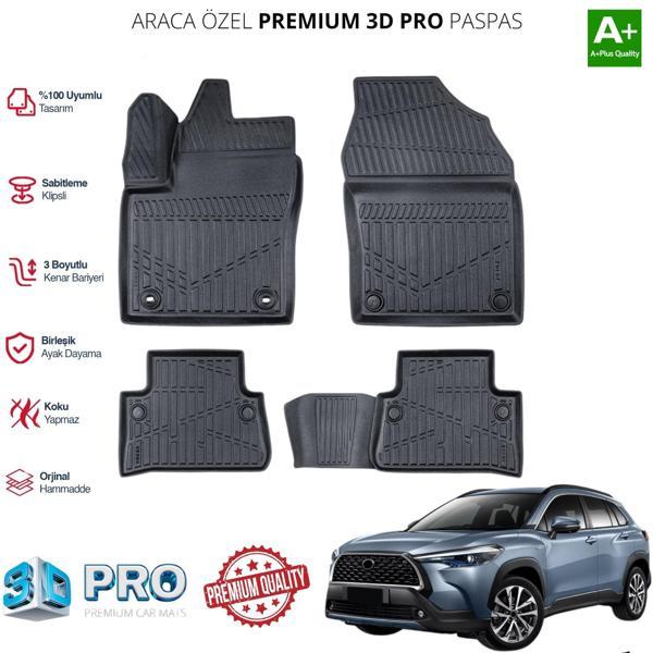 COROLLA CROSS ARACA ÖZEL 3D PASPAS 2022 2023 2024 2025 - Image 1