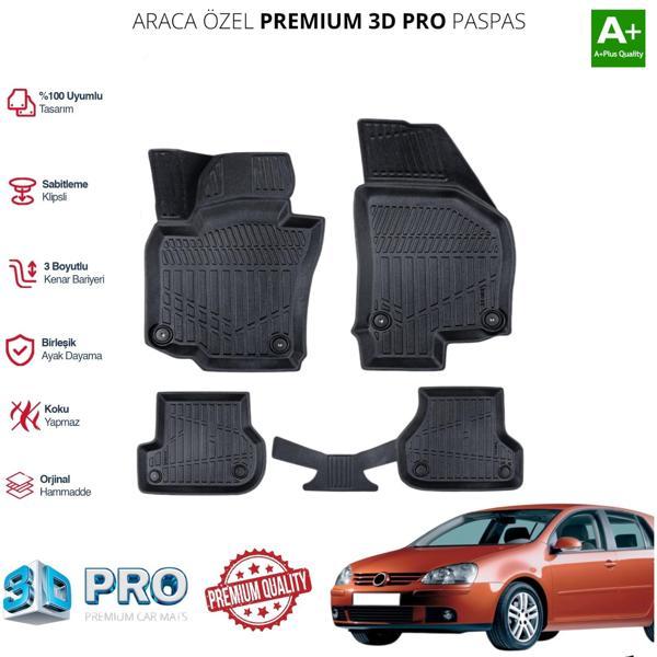 GOLF 5 ARACA ÖZEL 3D PASPAS 2003 2004 2005 2006 2007 2008  - Image 1