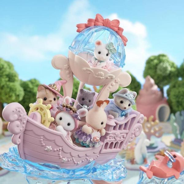 Sylvanian Families Bebek Denizkızı Şatosu 5701, Çocuklar İçin Denizkızı Şatosu Sualtı Lunaparkı - Image 1