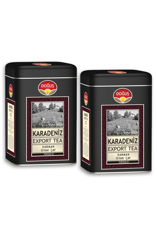 Doğuş Karadeniz Export Harman Siyah Dökme Çay Teneke 2 x 3 KG - Image 1