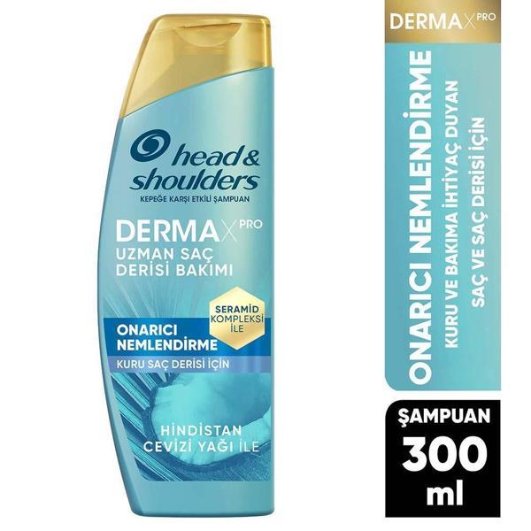 Head&Shoulders DermaXPRO Onarıcı Nemlendirme Kepek Karşıtı Şampuan Hindistan Cevizi Yağı ve Seramid ile 300ml - Image 1