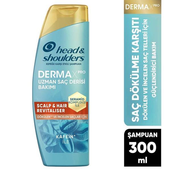 Head&Shoulders DermaXPRO Scalp & Hair Revitalizer Dökülme ve Kepek Karşıtı Şampuan Kafein ve Seramid ile 300ml - Image 1