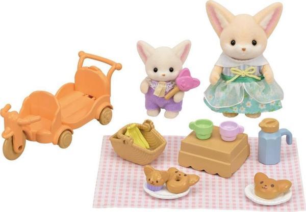 Sylvanian Families Piknik Seti Çöl Tilkisi Kız ve Bebek 5698,Piknik Seti Oyuncakları - Image 1