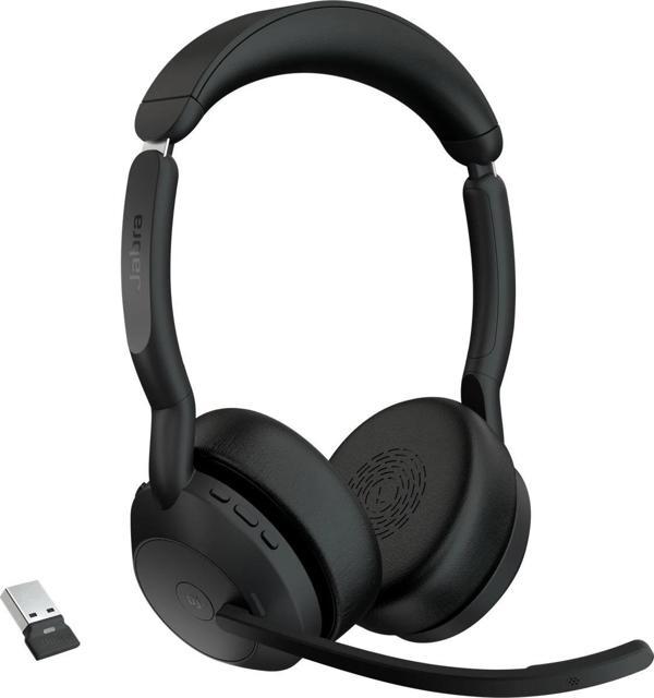 Jabra Evolve2 55 Duo Siyah Kulak Üstü Kulaklık (Jabra Türkiye Garantili) - Image 1