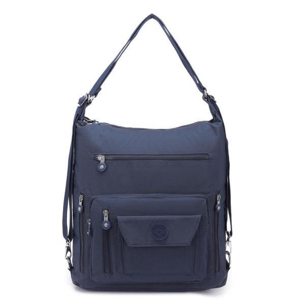 Hem Sırt Hem de Omuz Kadın Çantası Smart Bags 1205 Lacivert - Image 1