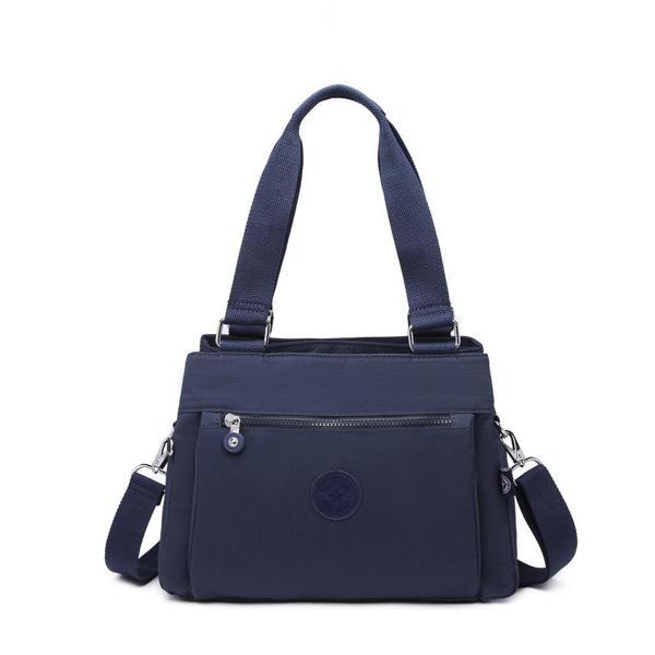 Krinkıl Kumaş Kadın Çantası Smart Bags 1125 Lacivert - Image 1