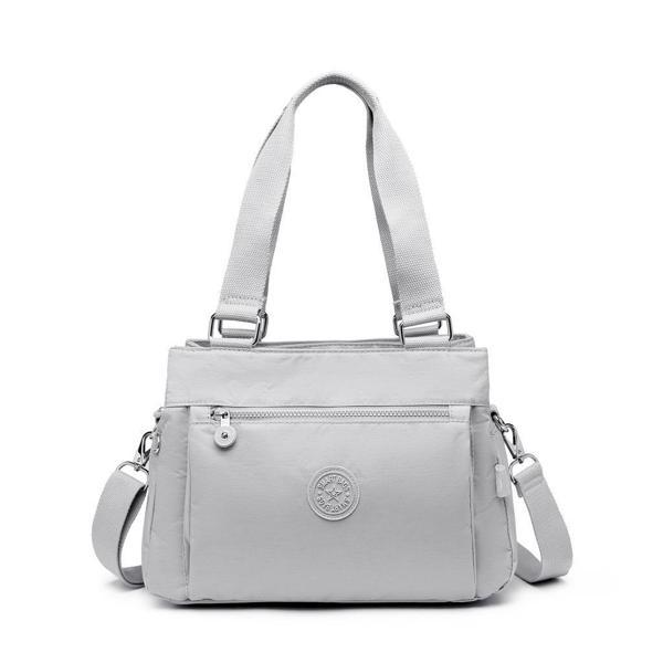 Smart Bags Kadın Omuz Çantası Krinkıl Kumaş 1125 A.Gri - Image 1