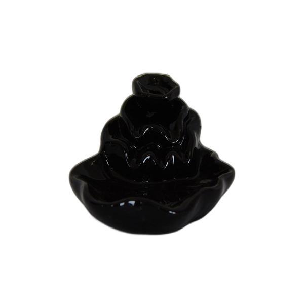 Geri Akış Buhurdanlık Tütsülük Seramik Şelale Siyah Backflow C0902 - Image 1