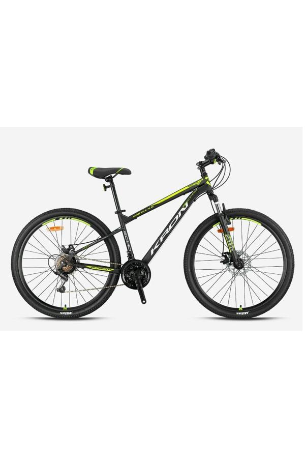 Kron Vortex 4.0 - 24 Mtb - 14' - 21 Vites - M.Dısc - Mat Siyah-Gri/Neon Sarı - Image 1