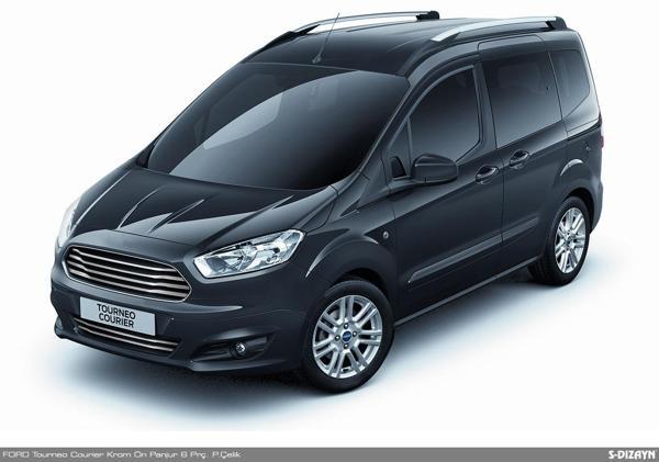 Ford Courier Krom Ön Panjur Seti 6 Prç 2014-2017 - Image 1