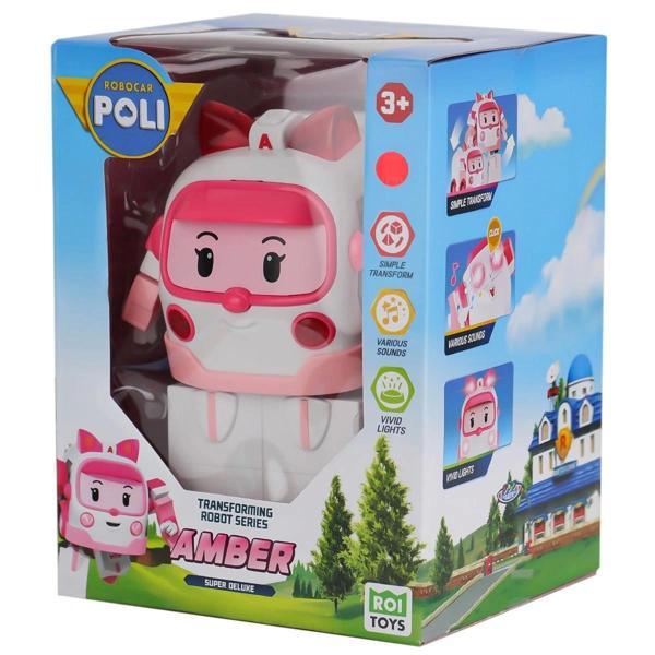 POLI MRT-687 ROBOCAR POLİ BÜYÜK TRANSFORMİNG ROBOT AMBER SESLİ VE IŞIKLI - Image 1