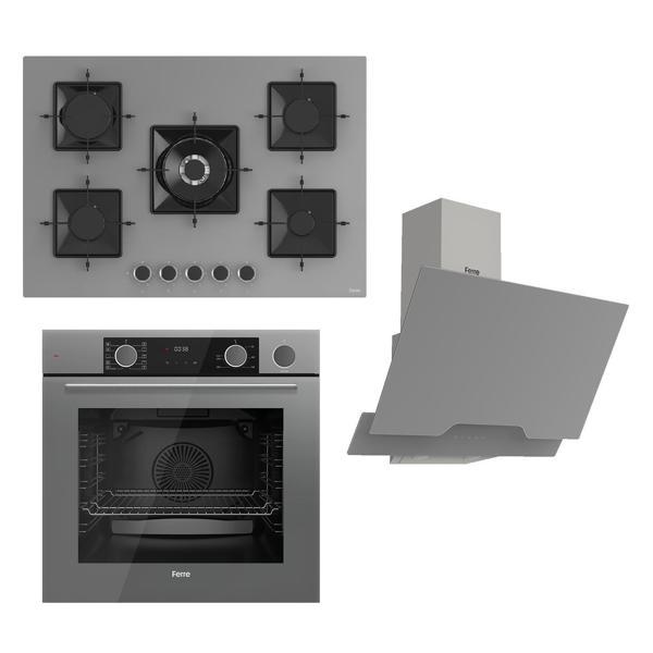 Ferre Steamart Ss Serisi Gri Set (ss038 + Xe64cpr +d065 ) -75'lik Seri - Image 1