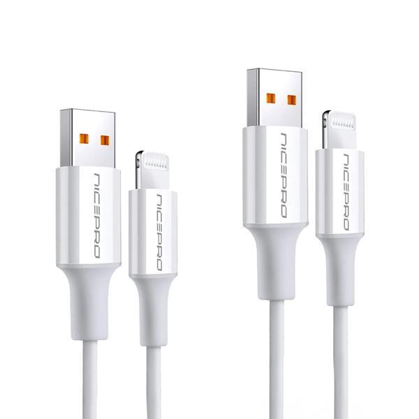 NPO UTL12 60W 1.2m TPE USB to Lightning Hızlı Şarj ve Data Kablosu 2 Adet - Image 1