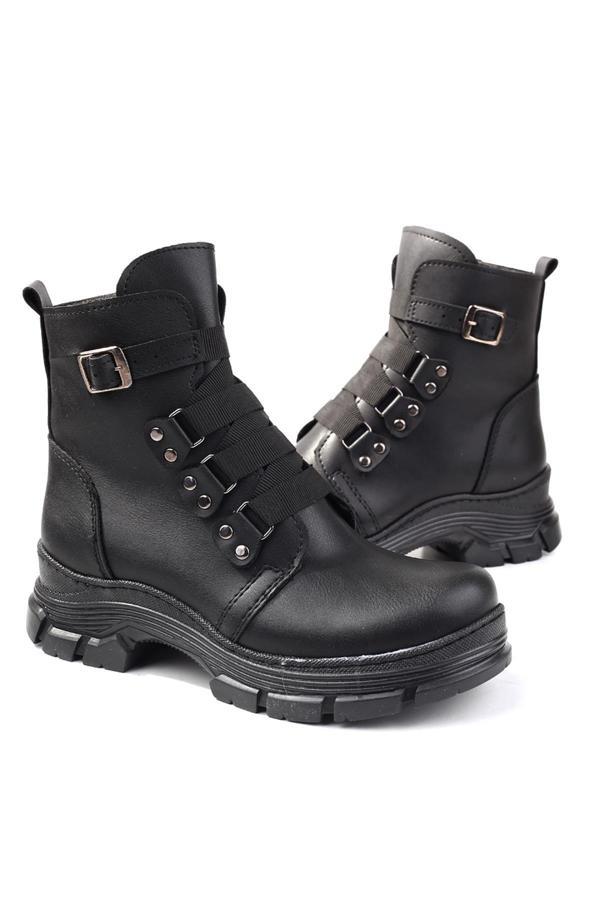 Walkenzo 3513 Termo Taban Günlük Fermuarlı Kadın Postal Bot - Image 1