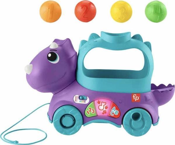 Fisher-Price Sesli ve Işıklı Eğlenceli Dinozor HNR55 - Image 1