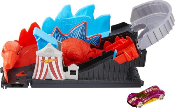 Hot Wheels Şehirde Yaratık Macerası Oyun Seti Dino Parkur Yarışı FNB05-GBF93 - Image 1