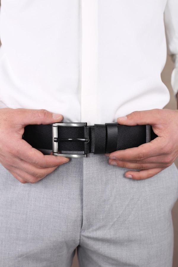 Walkenzo 4416 Erkek Hakiki Deri Battal Boy Kot Kemeri - Image 1