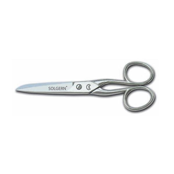 232-5 İplik ve Kumaş Temizleme Makası No: 5 inç / 12,70 cm - Nikel Kaplama - Image 1