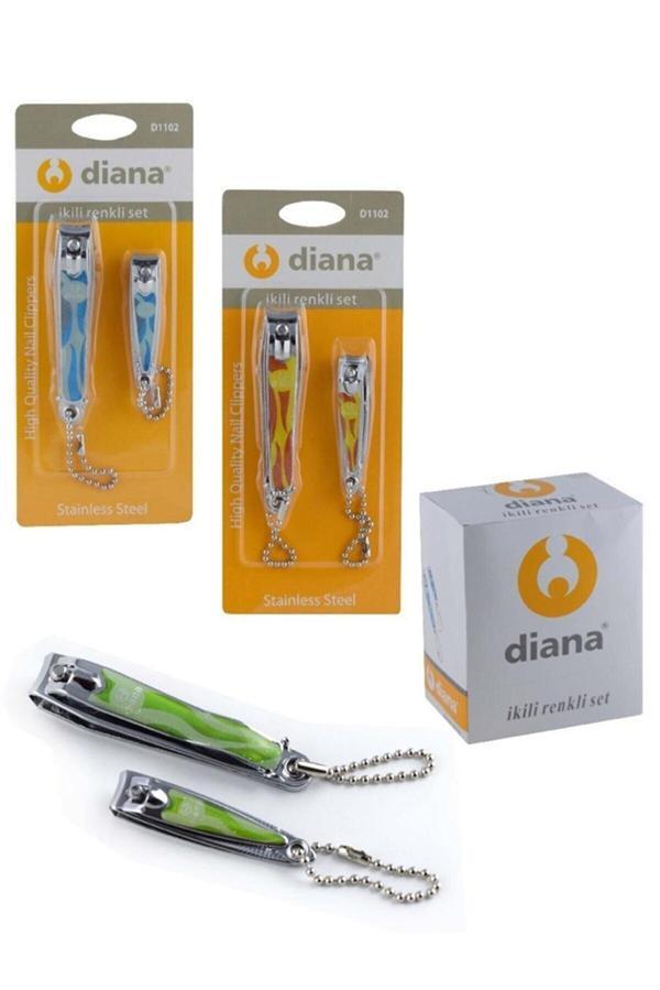 Diana 2 Li Renkli Vakumlu Tırnak Makası - Image 1