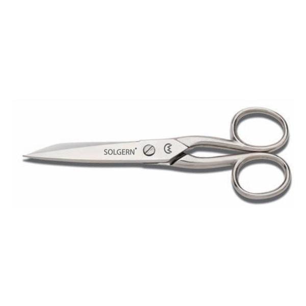 M-218 Sivri Uçlu İplik Temizleme Makası No: 5,5 inç / 13,97 cm - Nikel Kaplama - Image 1