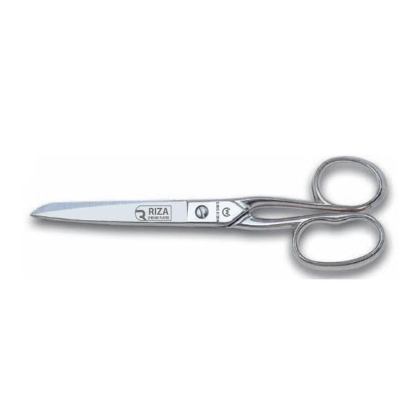 Rıza A4215-7 Ev ve Saya Makası No: 7 inç / 17,78 cm - Krom Kaplama - Image 1