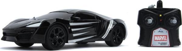 Jada Marvel Kara Panter Black Panther RC Lykan Hypersport 1:16 Uzaktan Kumandalı Araba 226001 - Image 1