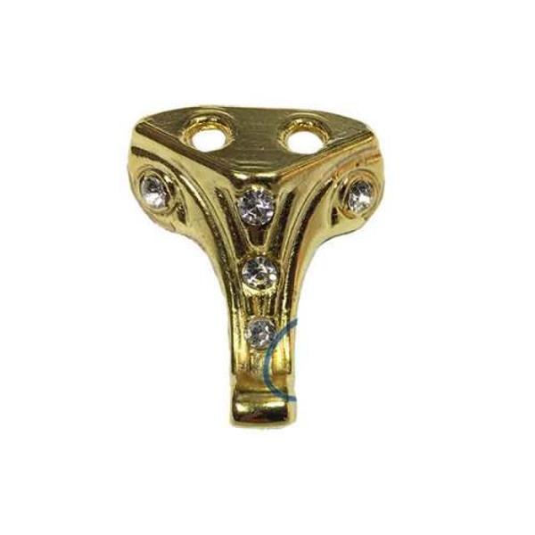 Moda Taşlı Ahşap, Mdf, Sunta Sandık Ayağı, Kutu Ayak 2,5 cm - Sarı - Image 1